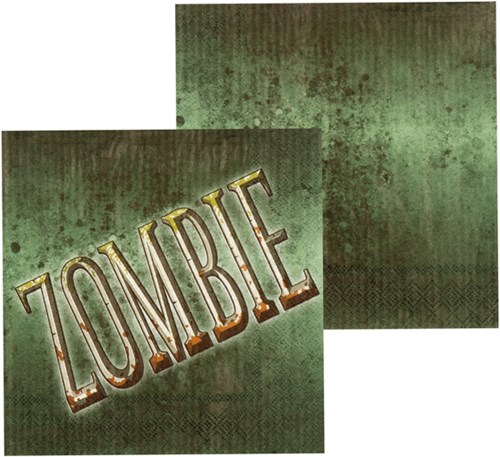 Servetjes Zombie (set van 12)