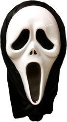 Plastic Masker Scream met Doek