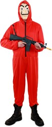 Kostuum La Casa de Papel (Rode Overall) Luxe 