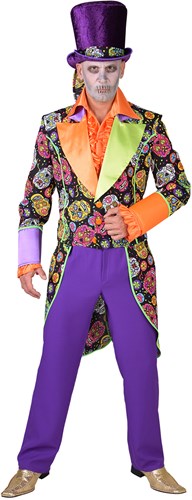 Slipjas Mexican Skull Zwart-Day of the Dead voor Heren