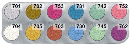 Grimas Water Make-up Palet P12 Pearl (2,5ml) 