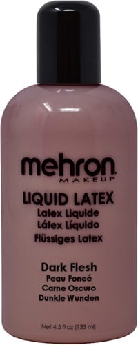 Mehron Liquid Latex - Donkere Huidskleur - 130ml