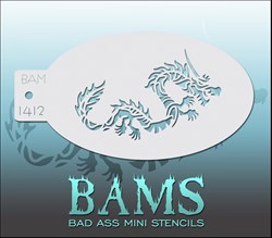 Schmink Stencil Chinese Draak