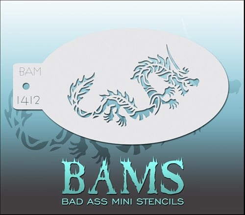 Schmink Stencil Chinese Draak
