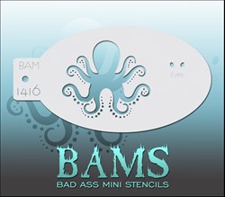 Schmink Stencil Octopus