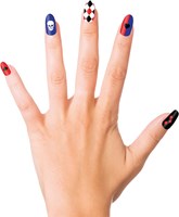 Zelfklevende Nepnagels Twisted Harlequin