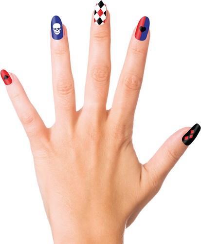 Zelfklevende Nepnagels Twisted Harlequin