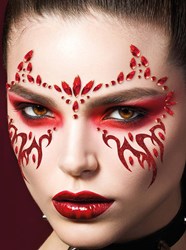 Red Devil Face Jewels