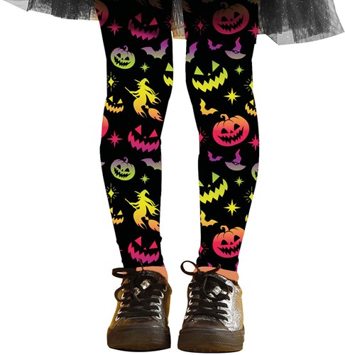 Panty Halloween Zwart-Multicolour Kind
