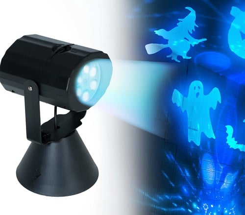 Led Projector Halloween - 20cm (Batterijen)