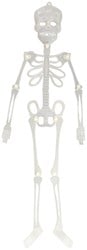 Fluoriserende Deco Skelet (75cm)