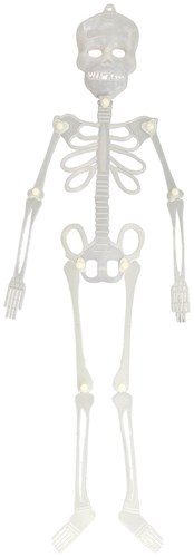 Fluoriserende Deco Skelet (75cm)