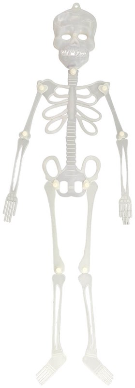 Fluoriserende Deco Skelet (75cm)