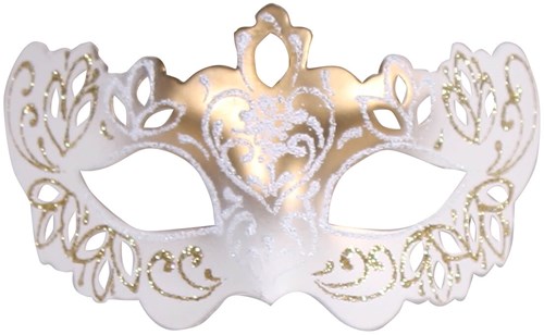 Decoratie Mini Venetiaans Oogmasker Goud