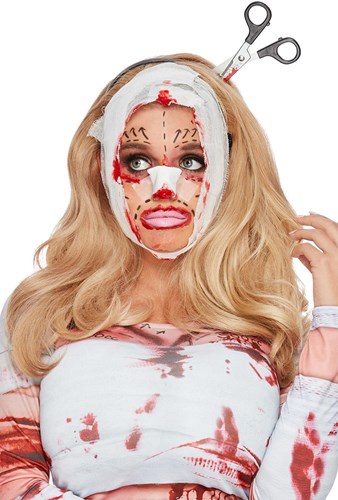Diadeem Halloween Schaar in het Hoofd