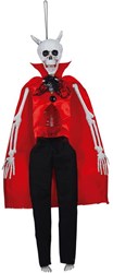 Hangdeco Halloween Bruidegom Skelet Duivel - 40cm