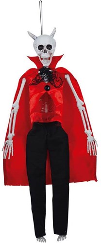 Hangdeco Halloween Bruidegom Skelet Duivel - 40cm