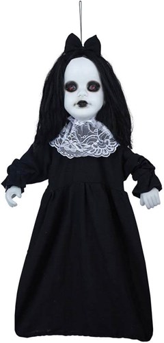 Hangdeco Halloween Pop met LED-Ogen (75cm)