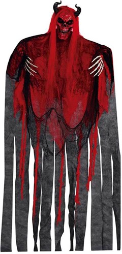 Hangdeco Halloween Devil Demon met Licht (150cm)