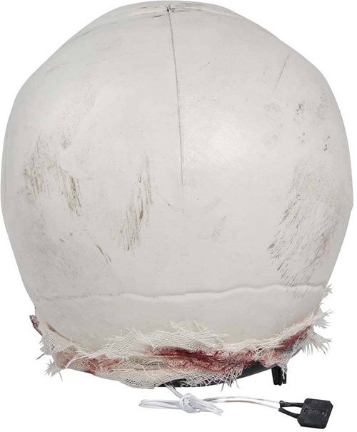 Doodshoofd met Beweging, Geluid en Licht - 24cm (achterkant)