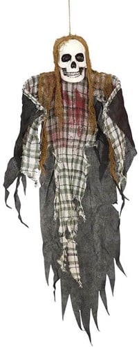 Hangdecoratie Halloween Skelet Geruit - 120cm