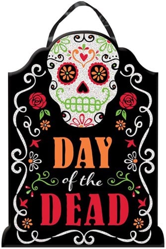 Day Of The Dead Wanddecoratie - 40,6x30,4cm