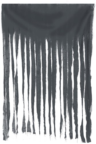 Deurgordijn Halloween Grijs - 100x200cm