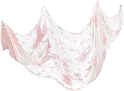 Decoratiedoek Halloween Wit met Bloed - 76x228cm
