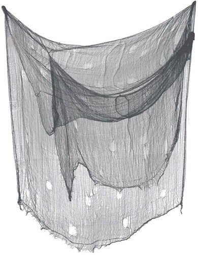 Decoratiedoek Halloween Grijs - 200x500cm