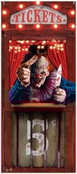 Deurdecoratie Halloween Horror Clown Polyester - 78x180cm