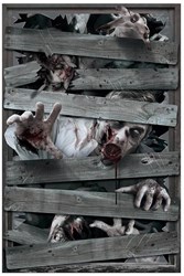 Raamdecoratie Halloween Zombies