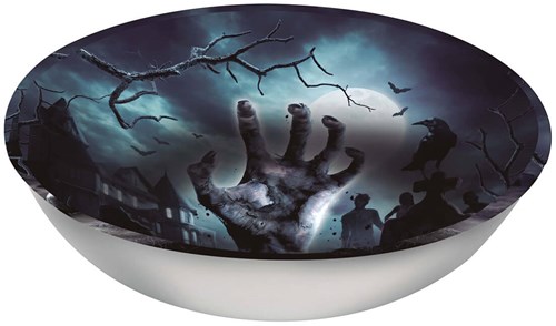 Schaal Halloween Graveyard - 31cm 