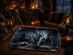 Dienblad Halloween Graveyard - 39x24cm