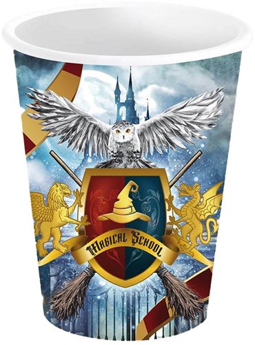 Bekers Harry Potter Zweinstein 240ml - 6st