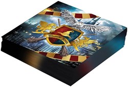 Servetten Harry Potter Zweinstein 33x33cm - 12st