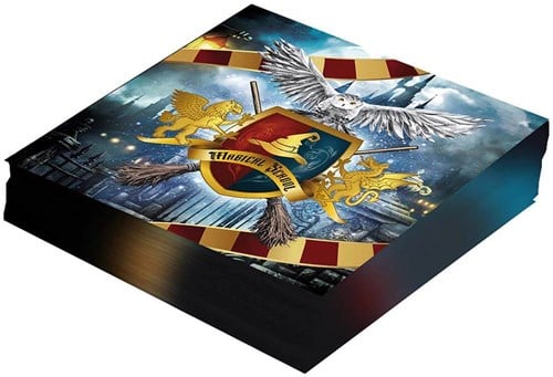 Servetten Harry Potter Zweinstein 33x33cm - 12st
