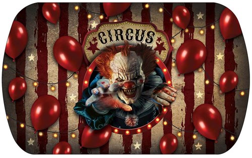 Dienblad Halloween Horror Clown - 39x24cm 