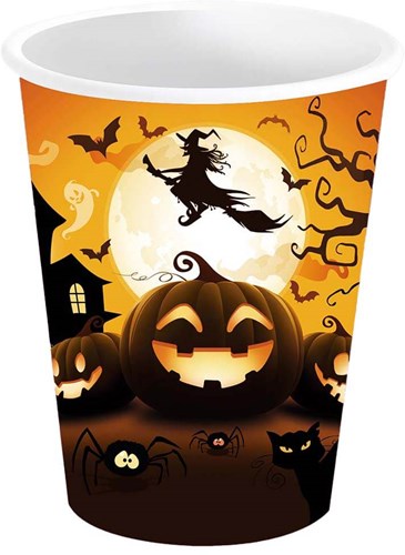 Halloween Bekers Pumpkin (6st)