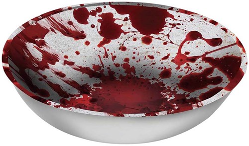 Schaal Halloween Bloody Hands - 27x9cm