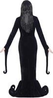 Heksenjurk Morticia Luxe - The Addams Family (achterkant)
