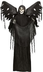 Hangdeco Halloween Skelet Met Vleugels - 160cm
