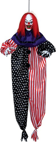 Hangdecoratie Halloween Horror Clown USA - 120cm
