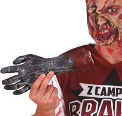 Decoratie Halloween Hand Zombie Latex - 30cm