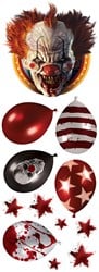 Wanddeco Halloween Horror Clown Vinyl - 25x70cm