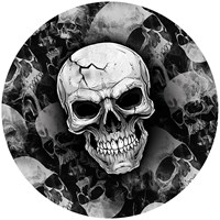 Halloween Schaal Skulls - 32cm (binnenkant)