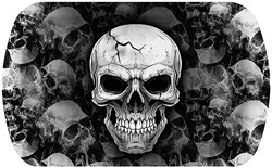 Halloween Dienblad Doodshoofd - 39x24cm
