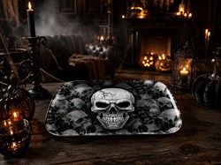 Halloween Dienblad Doodshoofd - 39x24cm