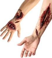 Halloween Tattoo Open Wonden (voorbeeld)