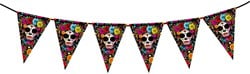 Day of the Dead Vlaggetjes Papier - 3mtr