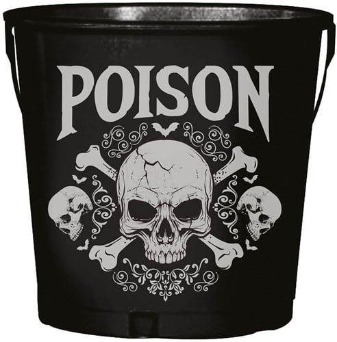 Emmer Halloween Poison Skulls Metaal - 19x23cm